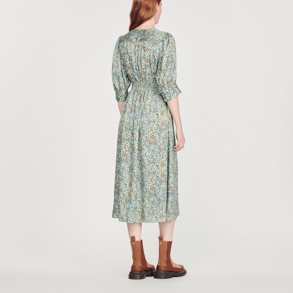Sandro - Floral-print dress - Picture 2 of 10
